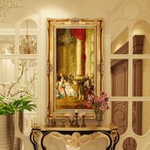Xuanguan vertical decorative painting European oil painting high-grade atmospheric corridor aisle hanging painting Court figure art painting