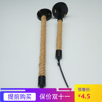 Designers lamp hemp rope light lamp cups with hook rings LIGHTING LAMPS DIY ACCESSORIES DECORATIVE LIGHTS HOME CLOTHING