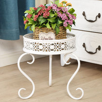 (Buy one get one free) European flower stand iron balcony living room indoor green flower pot stand plant stand meat