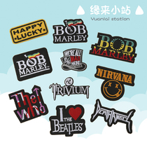 Letter badge cloth patch sports pants patch sofa embroidery pattern patch hole decals fashion childrens clothes repair