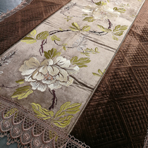 Nordic sofa cushion Light luxury wind sand hair set Custom non-slip cushion Luxury cover cover cloth towel leather sofa cushion