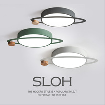 Childrens room lamp Bedroom lamp Nordic ins creative eye protection girl net Red Baby room girl boy ceiling lamp