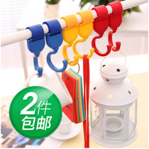 Japan KM adhesive hook sticky hook magic Hook stroller adhesive hook hook Velcro random hook car rear seat Hook 2