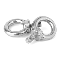 GB 304 stainless steel ring screw lengthy eyebolt anti-rust ring lifting screw M3M4M5-M20