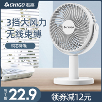 Zhigao USB Fan Small Home Student Dormitory Desk Clip Electric Fan Desktop Silent Office Portable