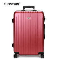 Swiss army knife SUISSEWIN suitcase universal wheel womens lightweight large capacity new rod luggage 24 inches