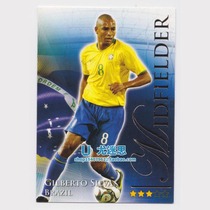 FUTERAFortra 2010 star card Puka midfield Gilberto Silva Brazil 631 #