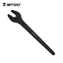 Single head open wrench straight head pressure machine tool professional black heavy heavy thickness wrench (custom)