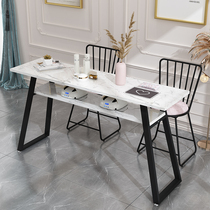 Mechia Table Special Price Economy Type Double Single Brief Modern Beauty Chia Table And Chairs Suit Marble North