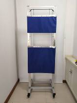 Lifting type Removable protective stainless steel lead screen X-ray chest curtain for radiology Hanging type
