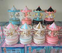 Cake hit carousel music box factory craft gift DIY music box custom LOGOdy