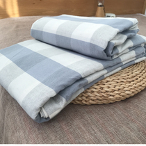 Lushe old coarse cloth quilt cover cotton bedding cotton 1 5*2 single 2*2 3 double quilt cover