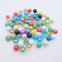 16mm colorful marbles ball clip Marbles game childrens toy beads A variety of mixed rare nostalgic glass beads