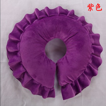 Beauty pillow pillow massage pillow round pillow cervical pillow special beauty accessories can be removed and washed