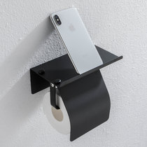 Punch-free roll paper holder toilet 304 stainless steel toilet for mobile phone toilet paper holder home toilet tissue box