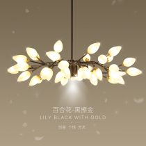 Living room chandelier modern simple atmosphere creative personality artist with light luxury dining hall lamp decoration Net red Nordic lamps