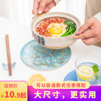 Large Number Dining Table Insulation Mat Table Mat Dish Pan Mat Casserole Cushion Home Burn-Proof Dining Mat Dish Tray Cushion Bowl Cushion Cup Mat
