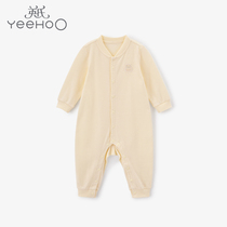 Yings newborn jumpsuit men and women treasure leisure cotton jacquard underwear comfortable clam YLAAJ00047A01