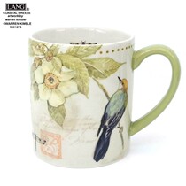 Foreign Trade Boutique LANG Mark Cup Standard American Mark Painted Flowers Sparrow Coffee Cup with Handcup