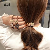 South Korea new Hairband tie hair rope leather band female ins Mori sweet head rope simple temperament Korean version of small leather