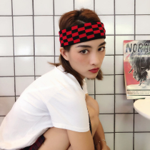 Wool sports hair band female sweat-absorbing running gym hair accessories hipster hip-hop hip-hop hip-hop hip-hop wide-wearing mens versatile headscarf