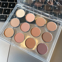 Atmosphere Sensation Autumn winter Smoke powder 12 Color full matt Eye Shadow disc Pearlized Fine Shiny Milk Tea Earth Ins Fire