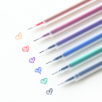 (Order is to send a pen bag) simple transparent frosted watercolor pen color pen neutral pen 05mm hand account water pen