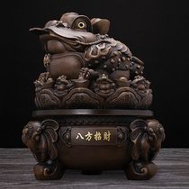 Golden toad ornaments Zhaocai Jinbao Toad Jin Shop Cashier Bar Decoration Decoration Opening Gifts