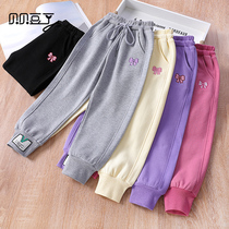 Children Pants Children Bao 2022 Spring Autumn New Baby Sports Casual Pants Fashion 100 Hitch Long Pants Beam Footproof Pants