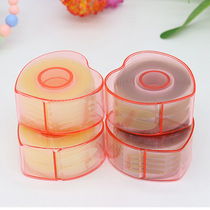 Drum Double Eyele Leather Patch Heart-shaped Peach-Shaped Meme Skin Tone Mesh Lace Textured Fiber Strip Roll Mounted Pull-style