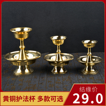 Fine polishing for Buddha water wine Tibetan pure copper Smooth Noodle Cup Tibetan tantric instruments for cup thick