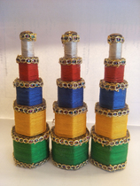 Buddhist supplies Tantric offerings Buddhas first eight-for-order pagoda Xiangzha eight-offering incense trumpet (one)