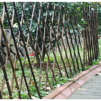 Outdoor bamboo fence telescopic fence fence fence outdoor courtyard garden partition guardrail bamboo pole climbing vine support rod