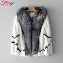 Flange song 2021 Winter Henning Import Korean version Water mink fur fur jacket Women short section Ferret Leather Fashion Great Clothes