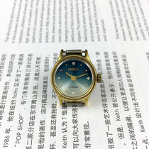 The original inventory Haida brand yellow shell zang lan se manual mechanical female form diameter of 23mm sent strap 1