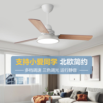 Fan chandelier ceiling fan lamp home living room ceiling fan big wind restaurant bedroom millet little love small electric fan light