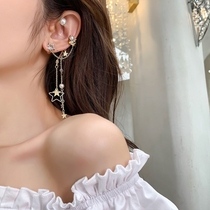 2021 new trendy ins ear bone clip female cold wind ring super fairy one-piece fairy without ear hole forest fairy hanging