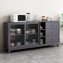 Dining Side Cabinet Modern Minima Restaurant Solid Wood Preparation Dining Cabinet Kitchen Cupboards Living-room Side Cabinet Lockers Tea Water Cabinet Home