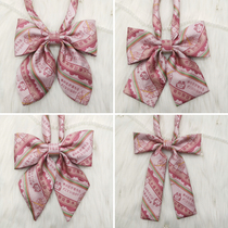 (Peach Blossom Story) Original jk Bow Tie Girls' Small Accessories Collar Collar Matching Uniform Sung Suit Rabbit Ear Long Handle