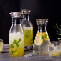 Danish high temperature resistant glass cold kettle Nordic heat resistant explosion-proof large capacity cold kettle household juice pot flower teapot