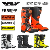 American FLY FR5 Cross-country Motorcycle Shoes Active Shaft Anti-Fall Gear Racing Boots Riding Shoes Locomotive Boots
