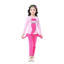 Mermaid Princess Childrens Pajamas Women Spring and Autumn Cotton Home Clothes Girl 2 Piece Set for Girls Pajamas Long Sleeve Set