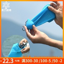 Portable waterproof storage bag outdoor travel drawstring pocket can be folded with portable mini water drop storage bag