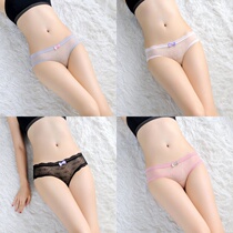 Lady Lace Spice Pants Girls Sexual Apologems Seductive Pure Cotton Crotch Girl Day Department Low Waist Sexy Flavored Hot Web Yarn