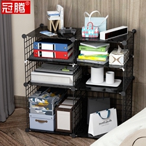 Wrought iron bedside table Nordic style shelf simple modern Net red mini multi-function bedside small cabinet