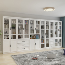 Yi Fei European free combination bookcase bookcase simple modern cabinet with door locker multifunctional filing cabinet