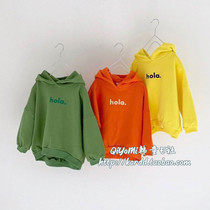 Chiumii Discount South Korea Imported Child Clothing Spring Autumn Autumn men and women Childrens candy personalities Leisure Lianhood D1