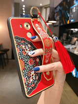 Huawei mate8 mobile phone case Huawei mate9 mate9Pro women high-end Chinese style meat10 retro lanyard nxttl00 tide Huawei mate10P