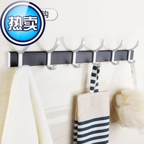 Wall 06 Face Toilet Bathroom Stick Hook Rack Toilet Bathroom Clothes Hung Up Kitchen and Wardrobe Rack Clothing Shop