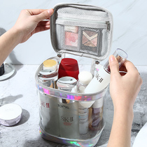 Skin care products storage bag transparent waterproof cosmetic bag 2021 new super fire large capacity wash bag female portable travel